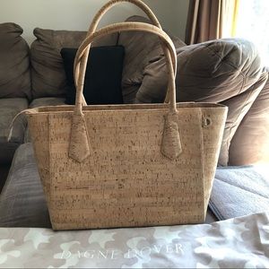 Limited Edition! Dagne Dover Classic Tote in Cork